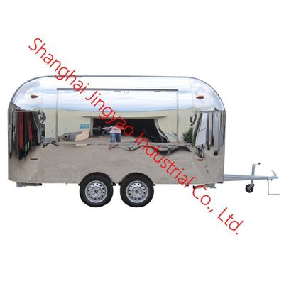 Εύκολο στη λειτουργία ρυμουλκούμενο γρήγορου φαγητού στις ΗΠΑ Καλύτερο σχεδιασμένο πολυλειτουργικό φορτηγό τροφίμων δρόμου