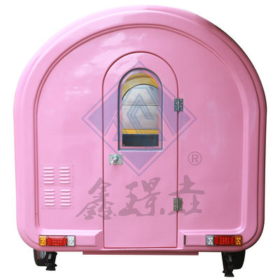 Στρογγυλό μοντέλο κινητό φορτηγό τροφίμων για εξωτερικά σνακ και ποτά στο 250 Commercial Street