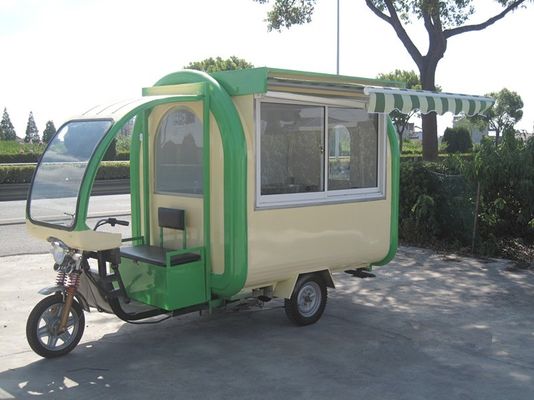 Εύκολο L380 x W160 x H235cm ηλεκτρικό φορτηγό τροφίμων ιδανικό για σνακ και ντόνατς δρόμου