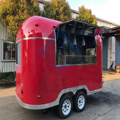 Τροχαίο τροφίμων από ανοξείδωτο χάλυβα/καθαρισμένο φύλλο/αλουμίνιο με έναν/δύο άξονες και καλό