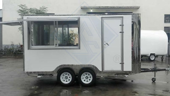 Ηλεκτρικό φορτηγό τροφίμων κινητής κουζίνας από ανοξείδωτο χάλυβα για πλήρως εξοπλισμένο καλάθι