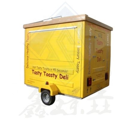 Πλήρως εξοπλισμένη κουζίνα κινέζικο φαγητό κινητό καρότσι προσαρμοσμένο για την πώληση σνακ λειτουργία