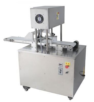 220V 120pcs/min Μηχανή πλήρωσης με χαμηλότερη επικάλυψη για μπισκότα αρκούδας και παγωτό Mochi