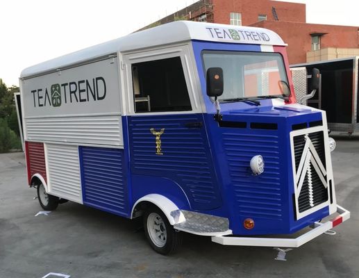 Πλήρως εξοπλισμένα μηχανήματα φορτηγών τροφίμων για την παρασκευή σνακ, παγωτού και ποτών εν κινήσει