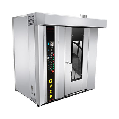 Ηλεκτρικός περιστρεφόμενος φούρνος έξυπνος έλεγχος από ανοξείδωτο χάλυβα 16 32 64 Τραπέζι φούρνος ψήσιμο ψωμιού