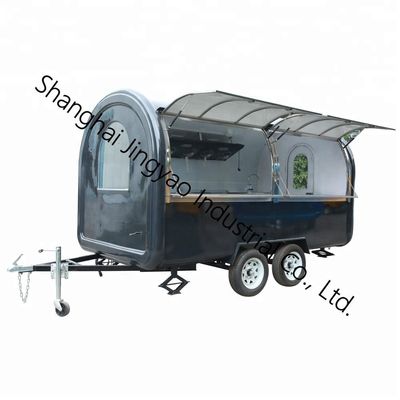 Προσαρμοσμένο χρώμα ηλεκτρικό τρικύκλιο παγωτομηχανή με μεγάλο τροχό και ρυμουλκούμενο μπαρ