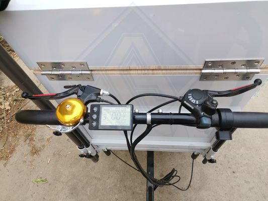 Εξωτερική οδική πώληση μακράς διάρκειας ζωής τροφικό καρότσι ποδήλατο με στέγη και κινητό