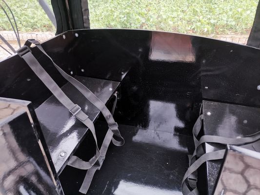 Προσαρμόσιμο μέγεθος Fast Food τρίκυκλο με καφέ καρότσι Αλουμινίου πλάκα