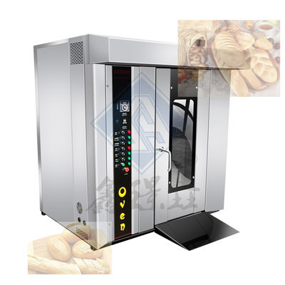 Φούρνος ψήσιμο ψωμιού με περιστροφικό κινητήρα ντίζελ με αέριο και θερμοκρασία δωματίου 400 °C