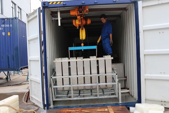 Βιομηχανική εμπορική μηχανή για την παραγωγή πάγου σε μεγάλη κλίμακα