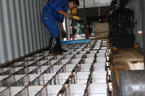 Βιομηχανική εμπορική μηχανή για την παραγωγή πάγου σε μεγάλη κλίμακα