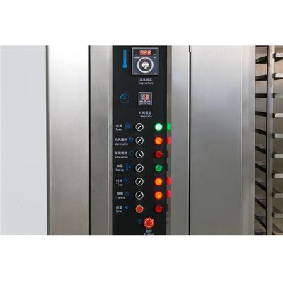 Πλήρως αυτόματο περιστρεφόμενο φούρνο με λειτουργία ατμού για ψωμί μπισκότα