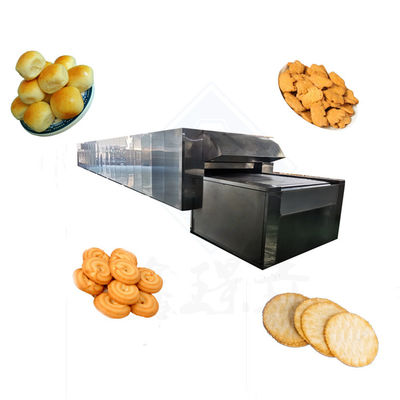 Αυτοματοποιημένο εξοπλισμό αρτοποιίας αερίου Μίνι ηλεκτρική σήραγγα ζώνη Φούρνο πίτσας μεταγωγός