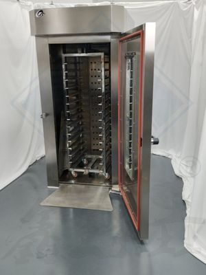 10 δίσκοι περιστρεφόμενος φούρνος για αρτοποιία από ανοξείδωτο χάλυβα εσωτερική πηγή ενέργειας ηλεκτρικό αέριο