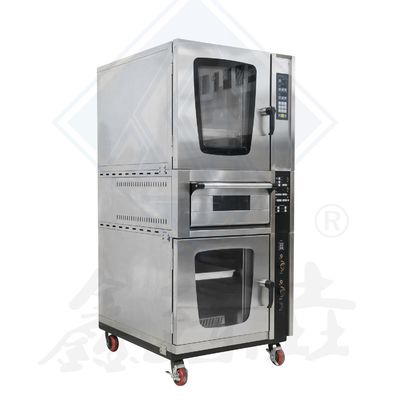 Μηχανή επεξεργασίας τροφίμων 10 δίσκοι Ηλεκτρικό αέριο Εμπορικός θερμός αέρας Κονβέκτης φούρνος για ψήσιμο
