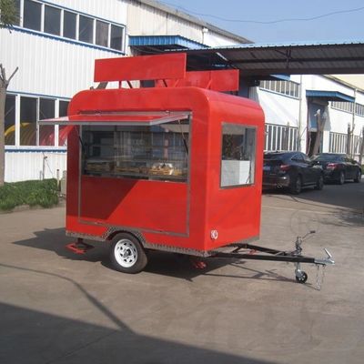Το Hot Dog Barbecue Mobile Food Cart με πλήρη κουζίνα και online υποστήριξη