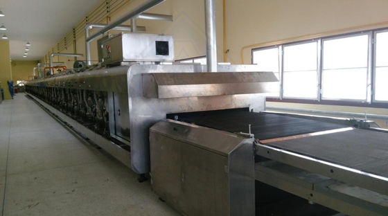 Βιομηχανικός ηλεκτρικός τούνελ φούρνος για ψωμί πίτσας και μπισκότα 380V τάση