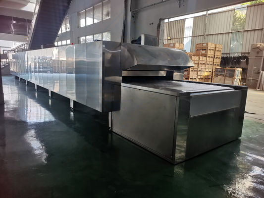 Βιομηχανικός ηλεκτρικός τούνελ φούρνος για ψωμί πίτσας και μπισκότα 380V τάση