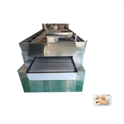 10m Βιομηχανικό τούνελ Φούρνο για βουτυρόγαλα σκληρά μπισκότα μπισκότα Ηλεκτρική πηγή ενέργειας