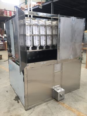 TECUMSEH συμπιεστής Βιομηχανική μηχανή πάγου από ανοξείδωτο χάλυβα με ημερήσια χωρητικότητα 2T 3T 5T