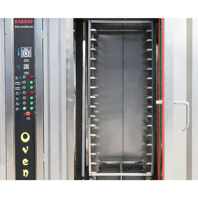 Δυναμικότητα Τύπος αερίου περιστρεφόμενος φούρνος για τούρτα τροφή περιστρεφόμενος τοστ ζαχαροπλαστική μπισκότα από πραγματικό