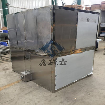 Υψηλής παραγωγικότητας βιομηχανική μηχανή ψύξης με αέρα για την κατασκευή πάγου 22x22x22mm/28x28x22mm