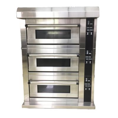 Βιομηχανικός φούρνος αερίου υψηλής παραγωγικότητας για τη μαγειρική ψωμιού και πίτσας σε ξενοδοχεία