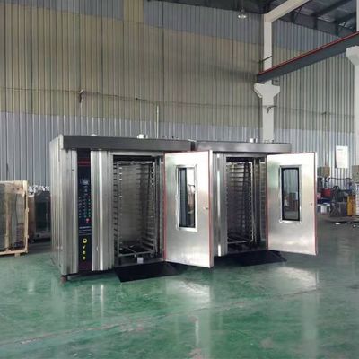 400*600mm Μέγεθος πιάτου 2 στρώματα*4 8 δίσκοι Φούρνος αρτοποιίας για μεγάλης κλίμακας παραγωγή