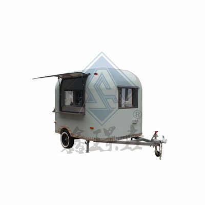 1000 KG προσαρμοσμένο χρώμα κινητό φορτηγό τροφίμων με σχεδιασμό μονο/διπλό άξονα