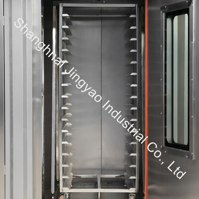 Εξοπλισμός αρτοποιίας με αέριο 34 και 68 δίσκοι Φούρνος περιστροφής θερμού αέρα για τη μαγειρική 200kg/ανά ψωμί