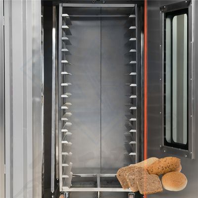 Κατασκευασμένος από ηλεκτρικό τροχαίο φούρνο από ανοξείδωτο χάλυβα 50,5 kW για την παραγωγή ψωμιού από μπισκότα