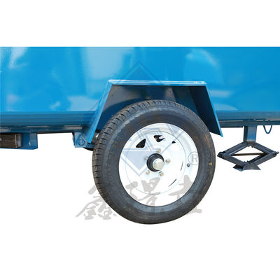 Προσαρμοσμένο βιομηχανικό στρογγυλό μοντέλο τετραγωνικό κινητό φορτηγό τροφίμων με 6M μονό/διπλό άξονα