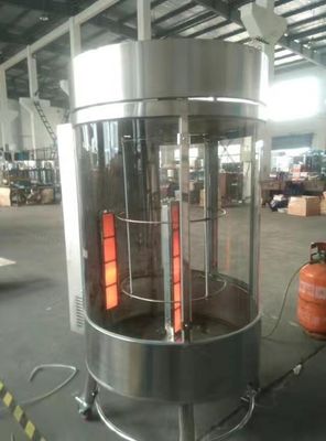 Ηλεκτρική και αέριο φούρνο μηχανή περιστροφικό κοτόπουλο Grill εξοπλισμό