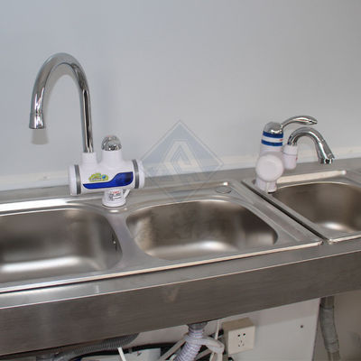 Προσαρμοσμένο βιομηχανικό στρογγυλό μοντέλο τετραγωνικό κινητό φορτηγό τροφίμων 2.8M μεμονωμένο / διπλό άξονα