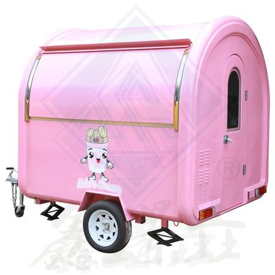 Προσαρμοσμένο βιομηχανικό στρογγυλό μοντέλο τετραγωνικό κινητό φορτηγό τροφίμων για εξωτερική οδική πώληση