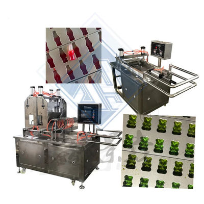 Μηχανή σχηματισμού για λακκούβες Gummy Bear Automatic Hard Candy Production στη Νίκαια