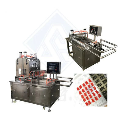 Μηχανή σχηματισμού για λακκούβες Gummy Bear Automatic Hard Candy Production στη Νίκαια