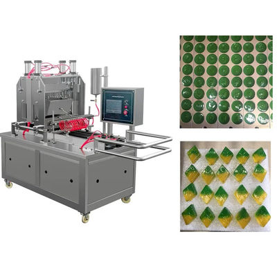 Μηχανή σχηματισμού για λακκούβες Gummy Bear Automatic Hard Candy Production στη Νίκαια