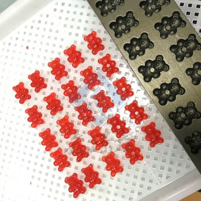 Μηχανή σχηματισμού για λακκούβες Gummy Bear Automatic Hard Candy Production στη Νίκαια