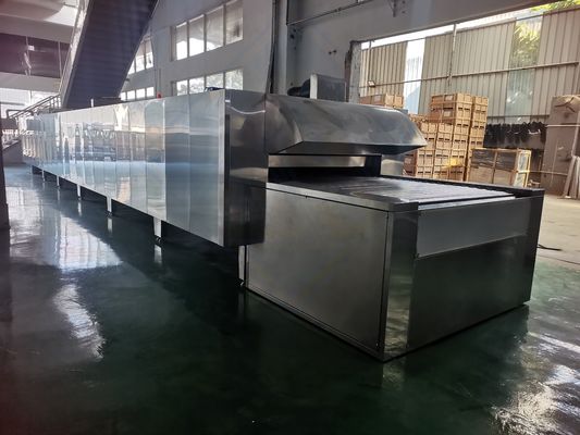 22.5 x 32.5 x 24.5cm τούνελ φούρνο για τηγανητά μπισκότα γραμμή παραγωγής σε ανοξείδωτο χάλυβα