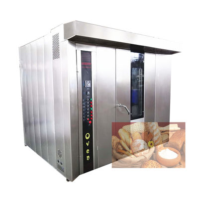 Φούρνο ψήσιμο ψωμιού 32 Ροταριακό βιομηχανικό ηλεκτρικό μπισκότο κέικ ψωμί φούρνο ψήσιμο πλήρως αυτόματο