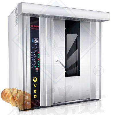 1800*2000*2200mm Μέγεθος Ηλεκτρικό μπισκότο κέικ ψωμί περιστρεφόμενο αέριο βιομηχανικό φούρνο αρτοποιίας