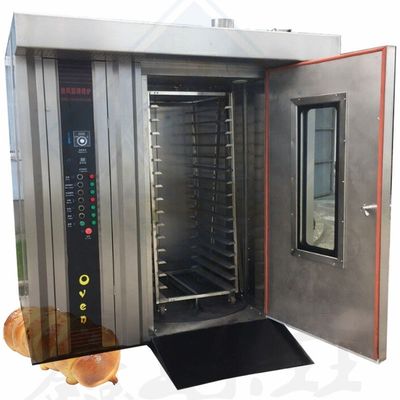 1800*2000*2200mm Μέγεθος Ηλεκτρικό μπισκότο κέικ ψωμί περιστρεφόμενο αέριο βιομηχανικό φούρνο αρτοποιίας