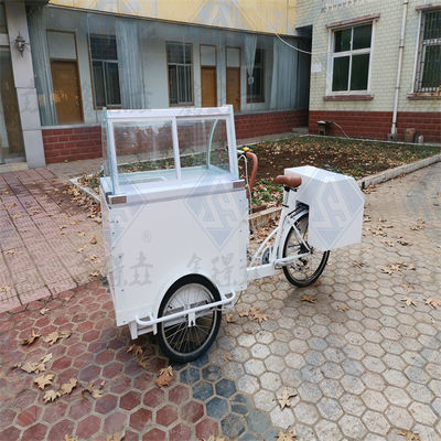 Εύκολο εστιατόριο Τρεις τροχούς καρότσι σνακ Ευρώπη Hot Dog ψωμί πωλήσεων ποδήλατο για την αγορά