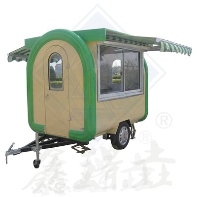 Ζυγισμένο χάλυβα με μόνο/διπλό άξονα 300 Κινητό φορτηγό τροφίμων με κάλυψη