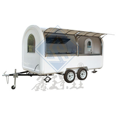 Μετακίνητο φορτηγό τροφίμων με στρογγυλό μοντέλο και μονό/διπλό άξονα