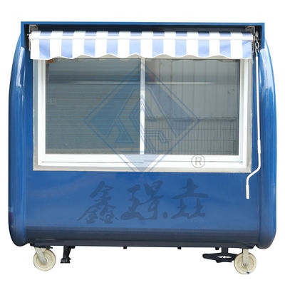 Εξωτερικό καρότσι τροφίμων δρόμου 400 κινητό προσαρμοσμένο βιομηχανικό με κυκλικό μοντέλο