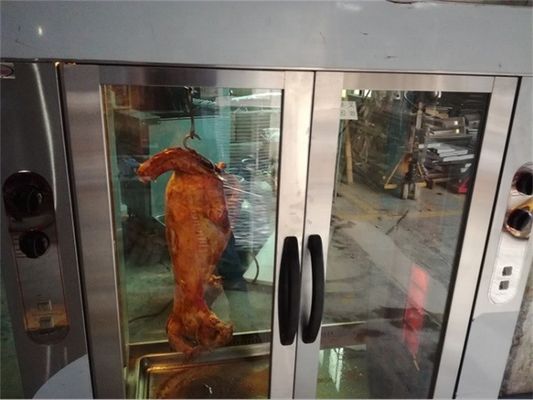 Προχωρημένο στυλ Εργαλεία κουζίνας Ανεξάρτητο αέριο Δύο πλήρες λάμπα Ροτίσερι για πρόβατα και χοίρους