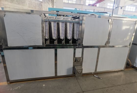 Σπίτι 10 τόνων ψύξη νερού Μηχανή παγωτού με χωρητικότητα αποθήκευσης πάγου 1000kg