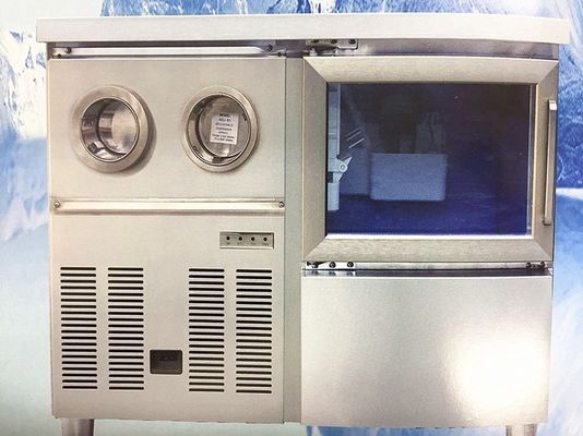 Εμπορική μηχανή κατασκευής παγωτού 140P 63kg/ημέρα με χωρητικότητα αποθήκευσης 500KG